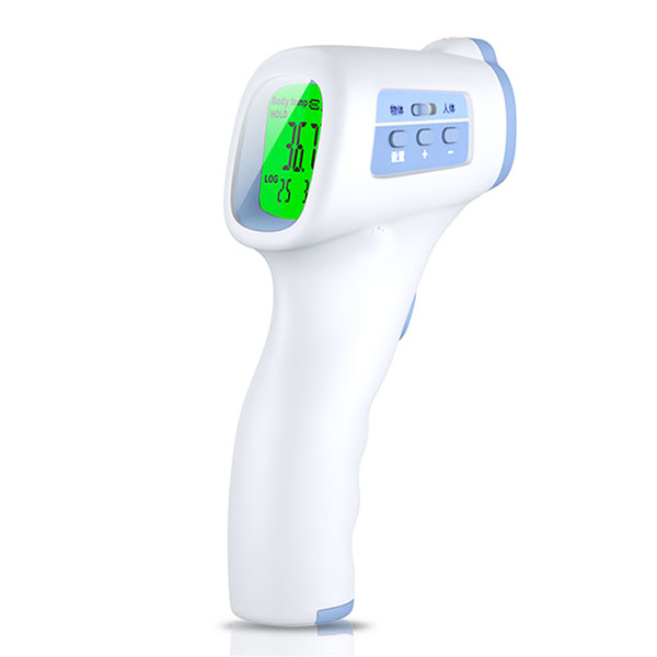 blue ORIENTMED forehead thermometer