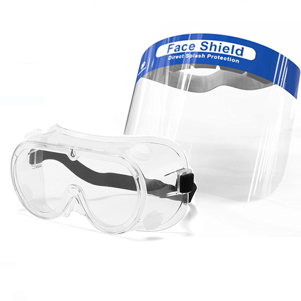 goggle and face shield